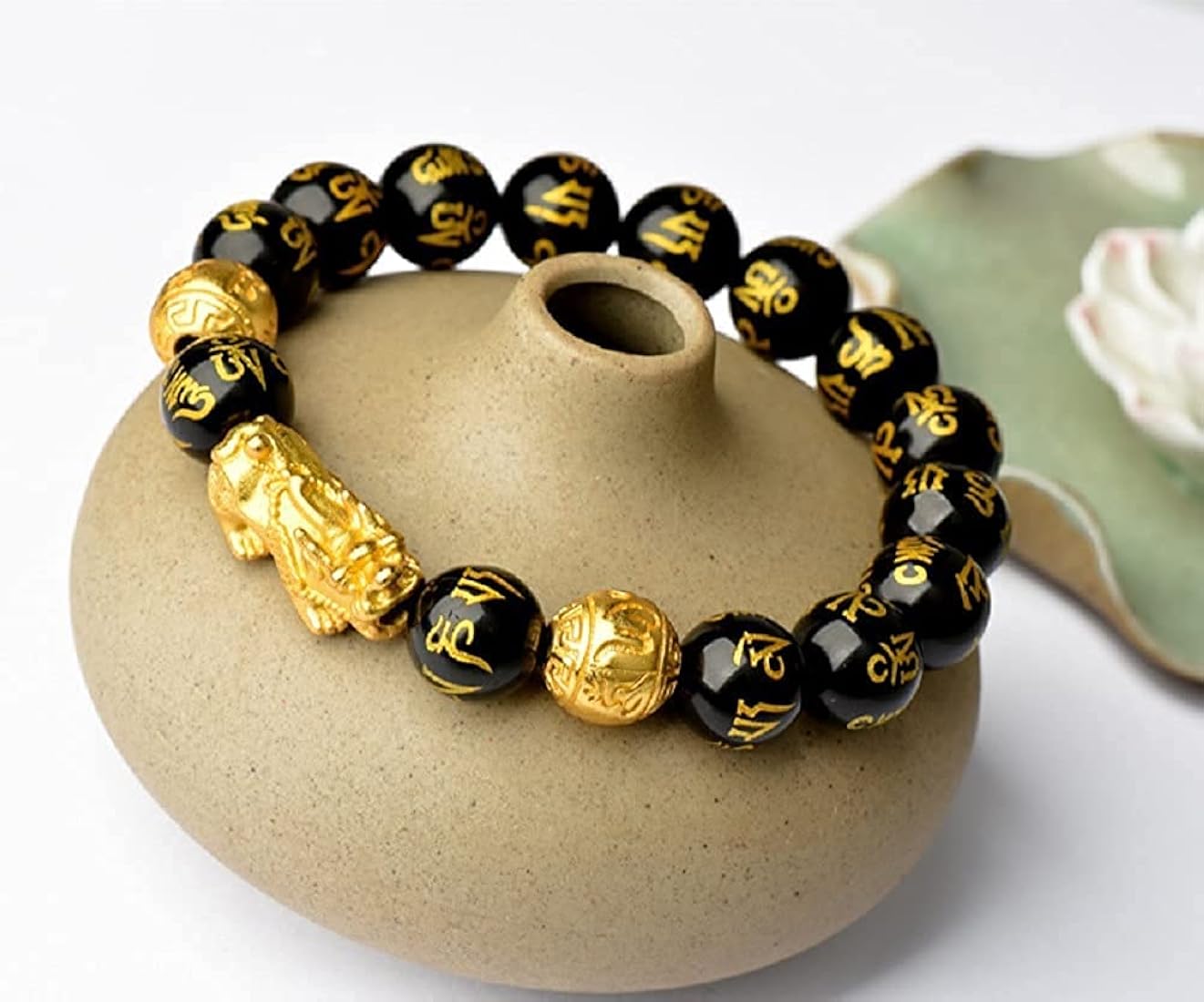 Buy Fikup Black Obsidian Pixiu Bracelet – Feng Shui Wealth, Luck