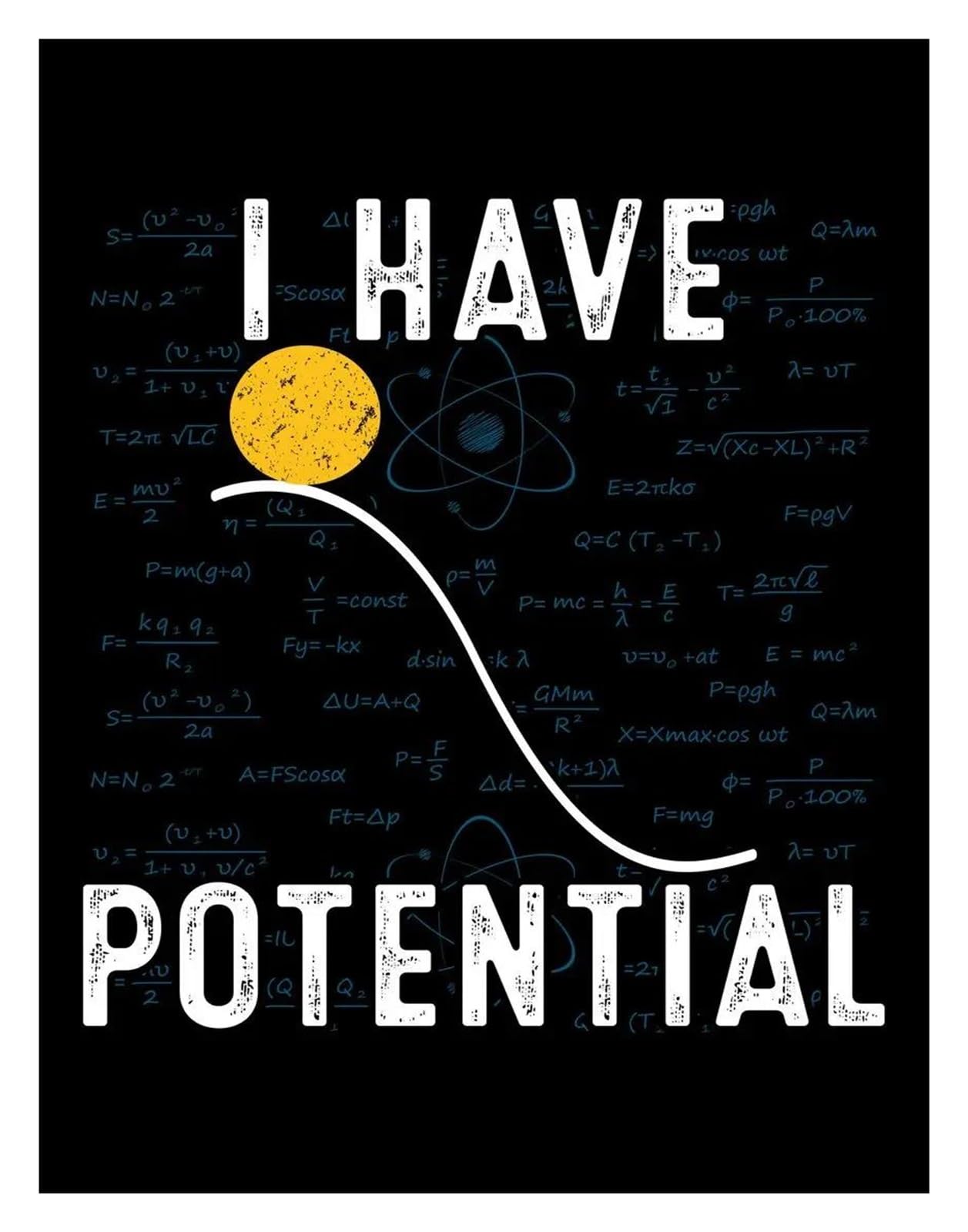 Nerd Art Poster Thermodynamique Toile Physique pour Personnaliser un Bureau de Chercheur