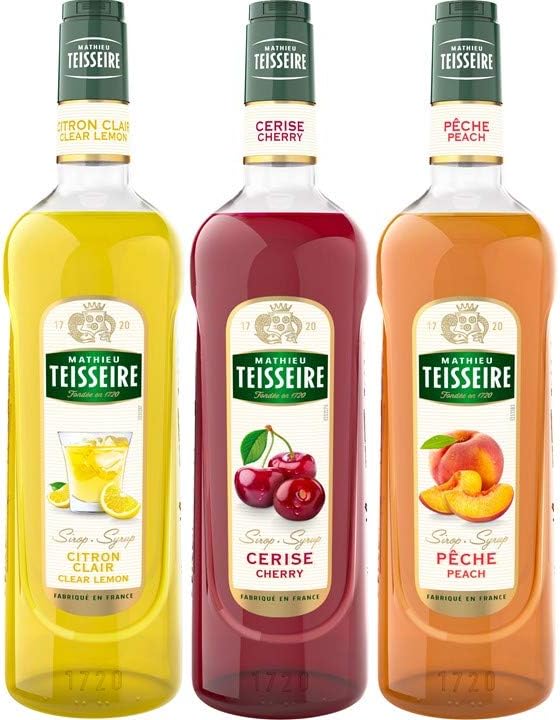 Pack to Mix with Beers : Clear Lemon Syrup, Peach Syrup, Cherry Syrup