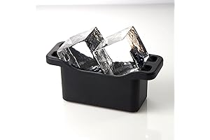 2-Cube Silicone Mold: Upgraded Berlinzo Clear Ice Ball Maker Attachment