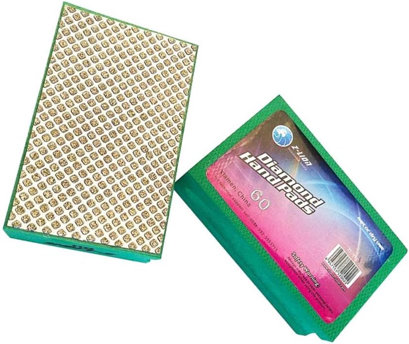 Diamond Hand Polishing Pad Sanding Block Style Granite Marble Stone 60 Grit Green