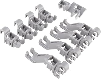 sparefixd Plate Rack Flip Tine Clips to Fit Siemens Dishwasher