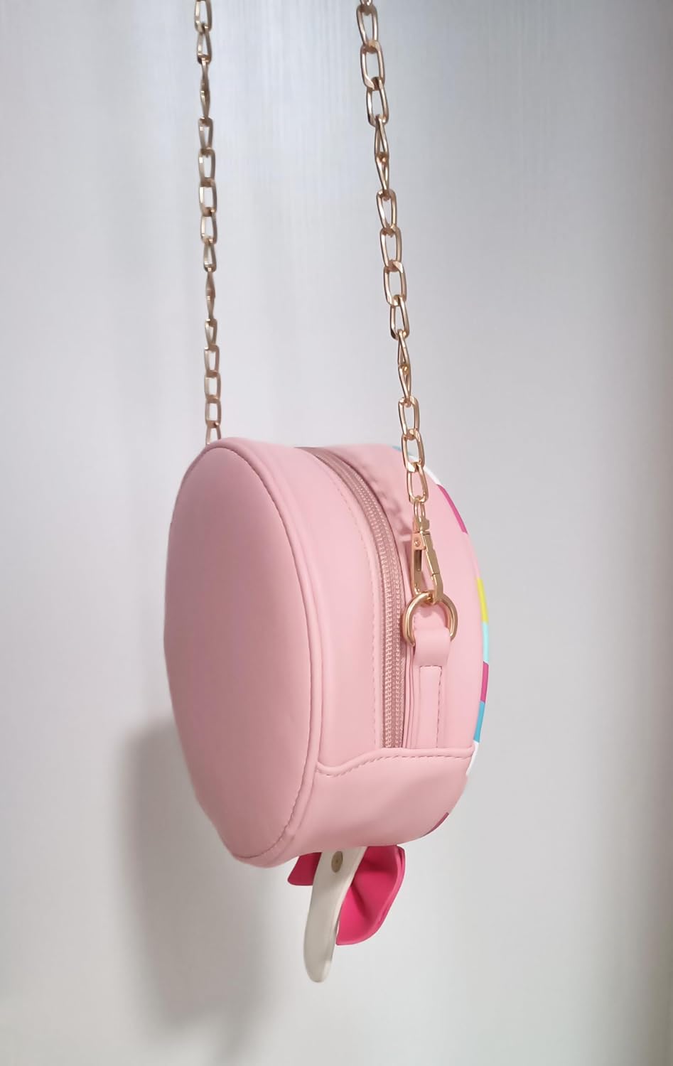 Lollipop Candy Shaped Purse for Girls PU Leather Crossbody Bag for Teens Women Novelty Handbags - Image 5