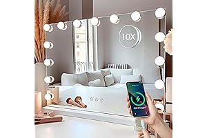 Kottova Hollywood Lighted Mirror with 15 LED Bulbs