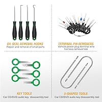 Vista 59 de GOOACC 501 clips universales para automóvil, parachoques mixto, para panel de puerta, protector para cubierta del motor, retenedor de remaches