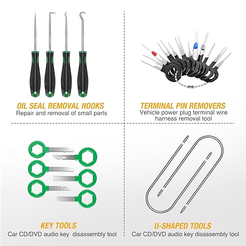 Vista 63 de GOOACC Surtido de 635 clips de retención de empuje para automóvil y sujetadores automáticos, 16 tamaños más populares, remaches de parachoques