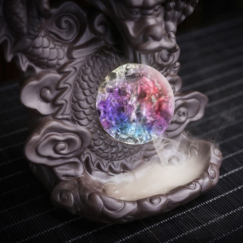Uchwyt na kadzidło w kształcie stożka, Koraliki Xianglong Play Kadzidło z przepływem zwrotnym Glina 16,6 x 13, 9,7 cm