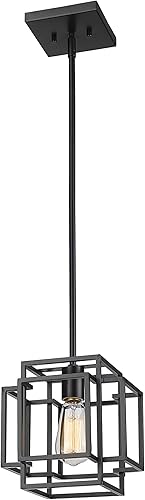 Titania - 1 mini colgante ligero en estilo moderno, 8.5 pulgadas de alto y 8.5 pulgadas de ancho