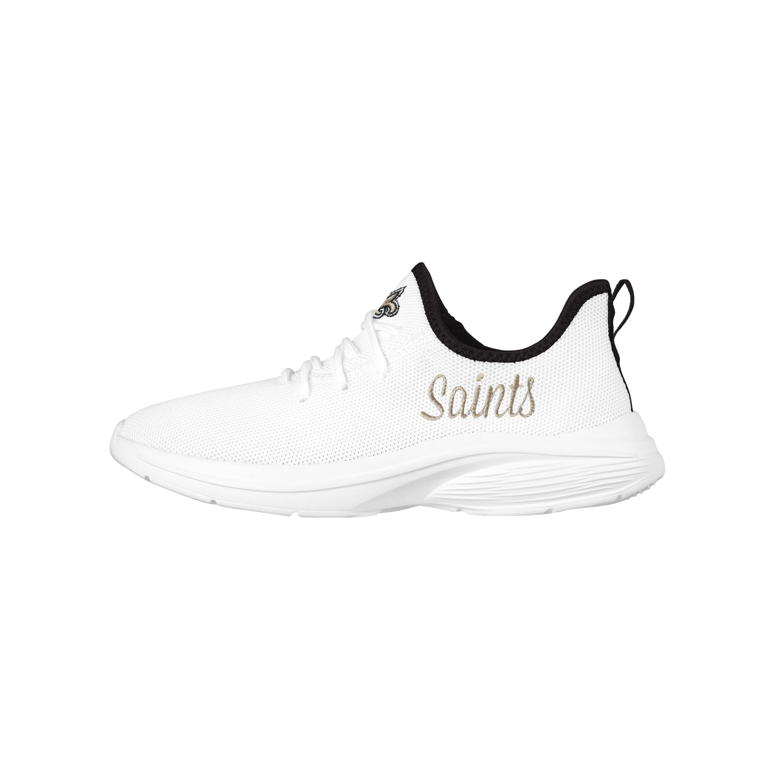 FOCO NFL Womens NFL Team Logo White Athletic Shoes Sneakers