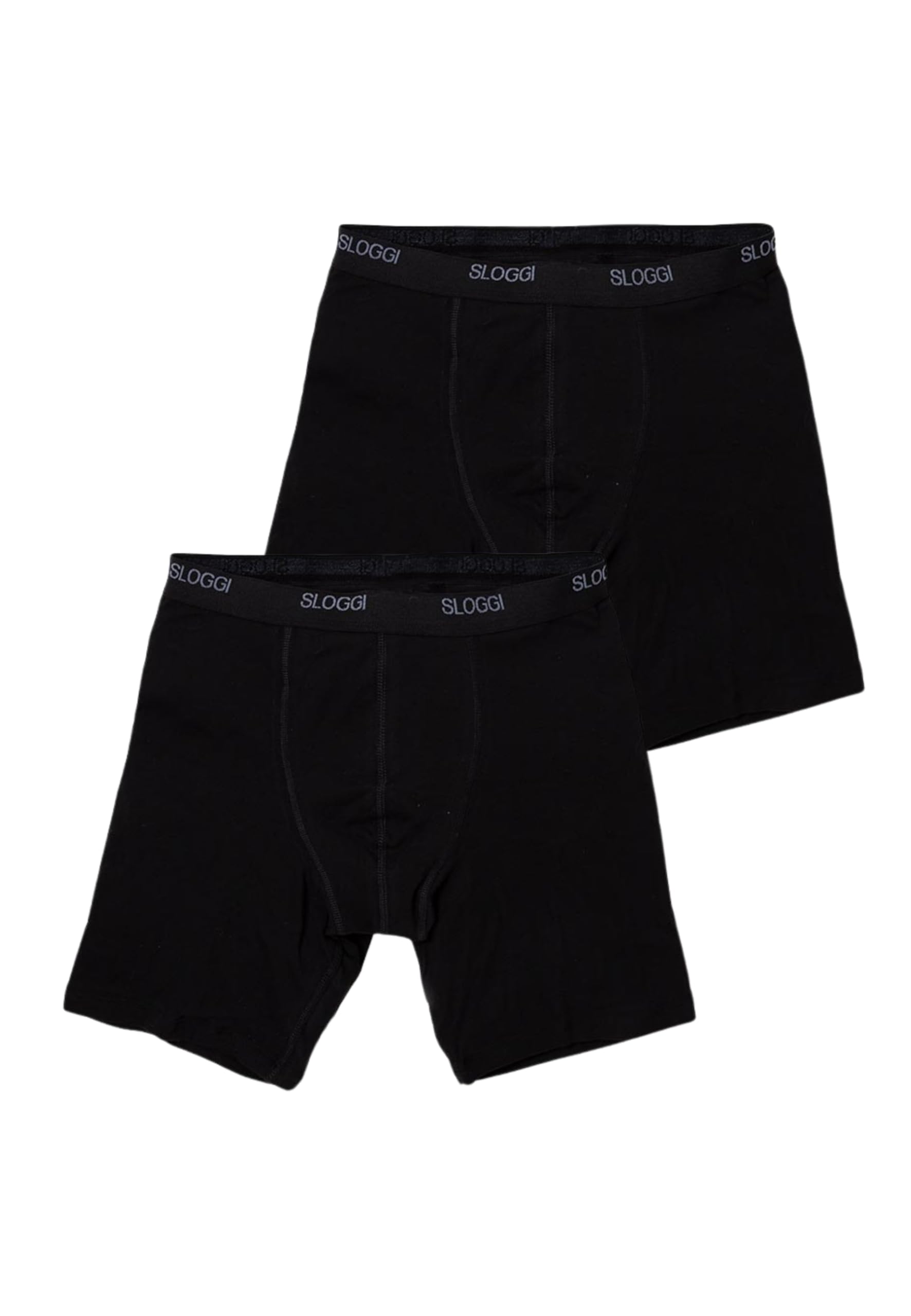 Sloggi 4 Pezzi Boxer Gambaletto Uomo Men Basic Long, Bianco XL