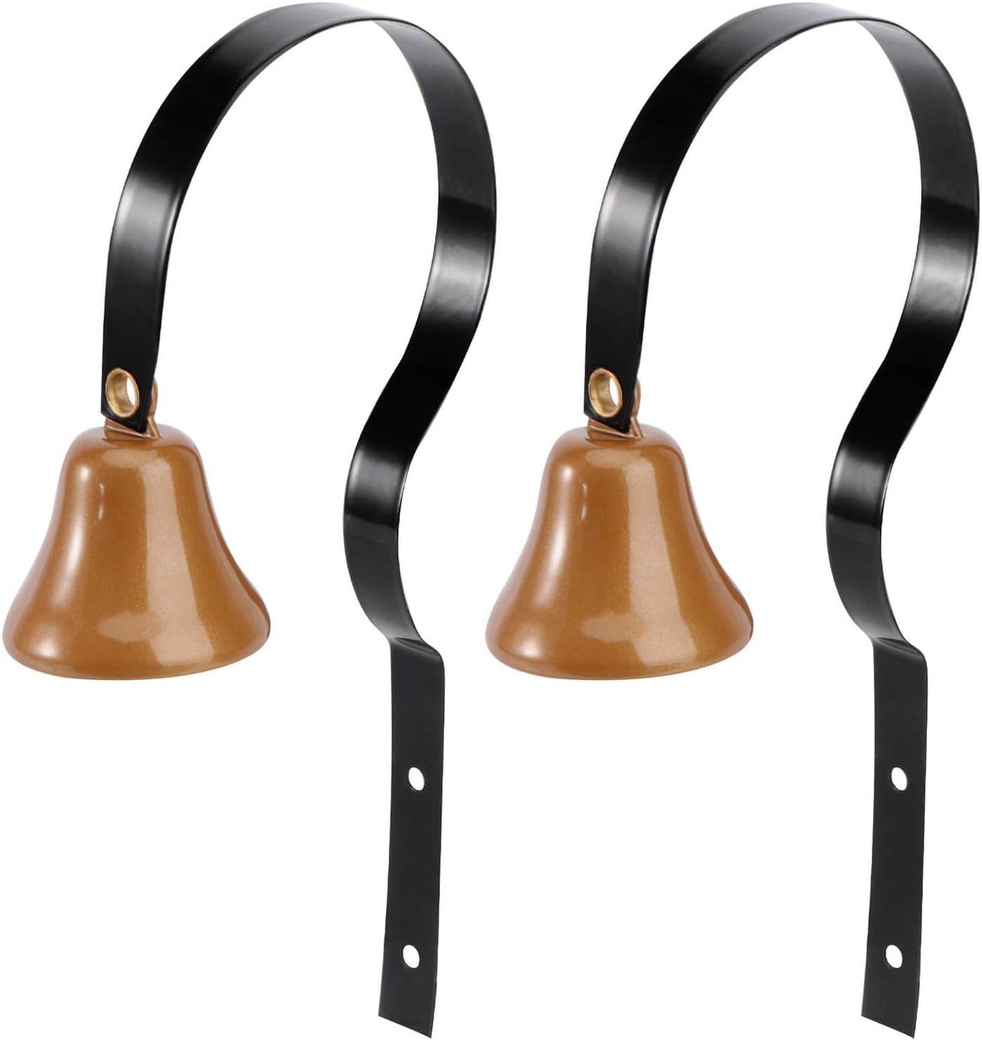 Zerodeko 2pcs Metal Dog Training Doorbell, Antique Wall Mounted Shopkeepers Bell, Door Bell Chime for Pet Training, Business Entrance and Home Decor
