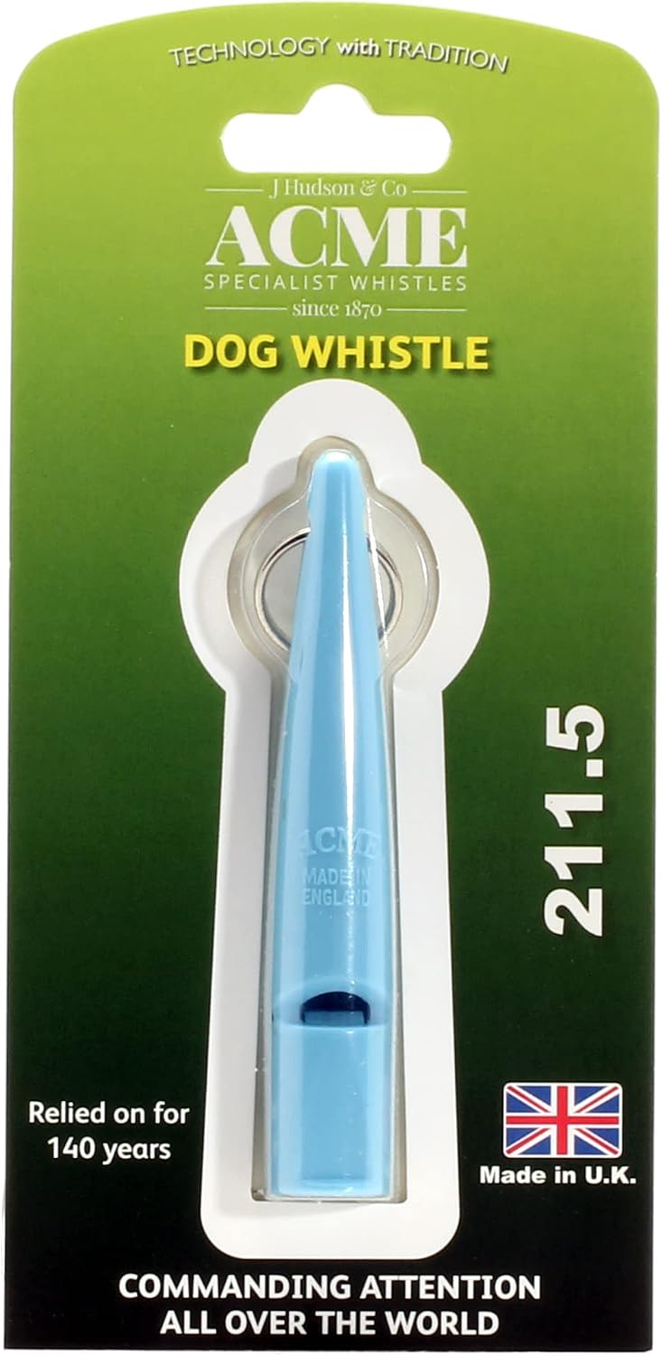 ACME Model 211.5 Plastic Dog Whistle Baby Blue for Dogs - 3 Pack