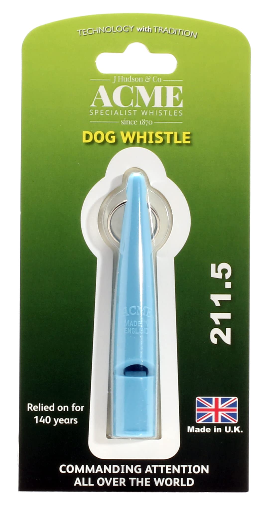 Acme Model 211.5 Plastic Dog Whistle Baby Blue for Dogs - 3 Pack