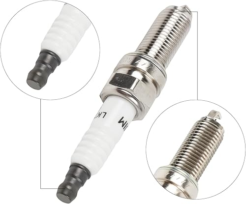 Miniatura 7 de Paquete de 4 bobinas de encendido UF-764 y bujías de iridio compatibles con Hyundai Santa Fe 2019-2020 L4 2.4L y Kia Optima 2016-2020 L4 2.4L y