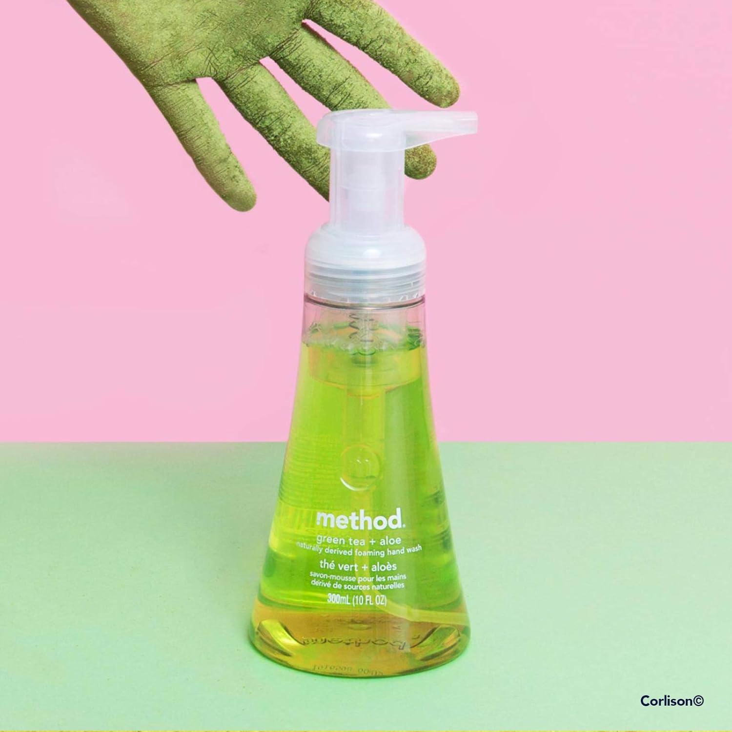 Method Foaming Hand Soap, Green Tea + Aloe, 10 Fl Oz (Pack of 1) - Image 5