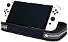 PowerA Thin case for Nintendo Switch or Nintendo Switch Lite - anthracite, protective case, game case, handle, console bag, accessory storage, officially licensed