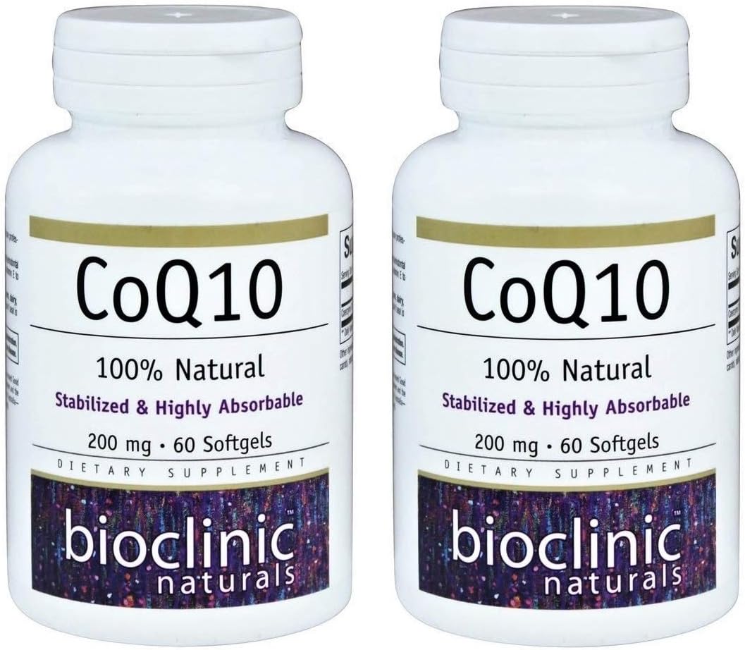 CoQ10 200mg 60 Softgels (Pack of 2)