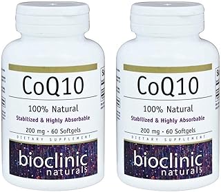 CoQ10 200mg 60 Softgels (Pack of 2)