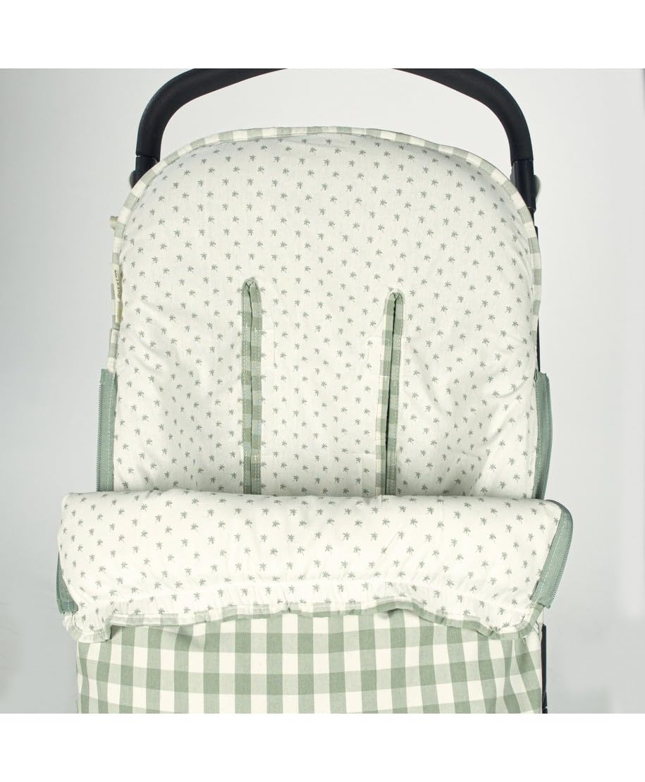 Walking Mum Saco Silla De Paseo Remy Entretiempo, Uso Universal Y Compatible Con La Mayoría De Los Carros, Verde, 36358, 1.0 Unidad