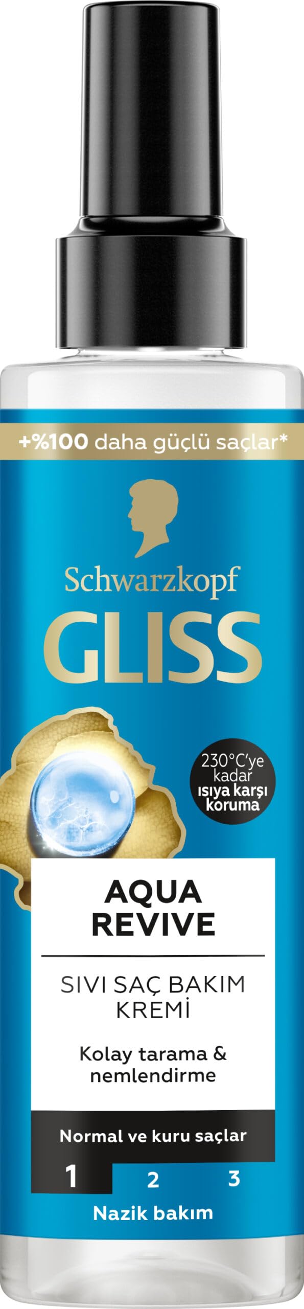 Gliss Aqua Revive Nemlendirici Sıvı Saç Bakım Kremi 200 ml