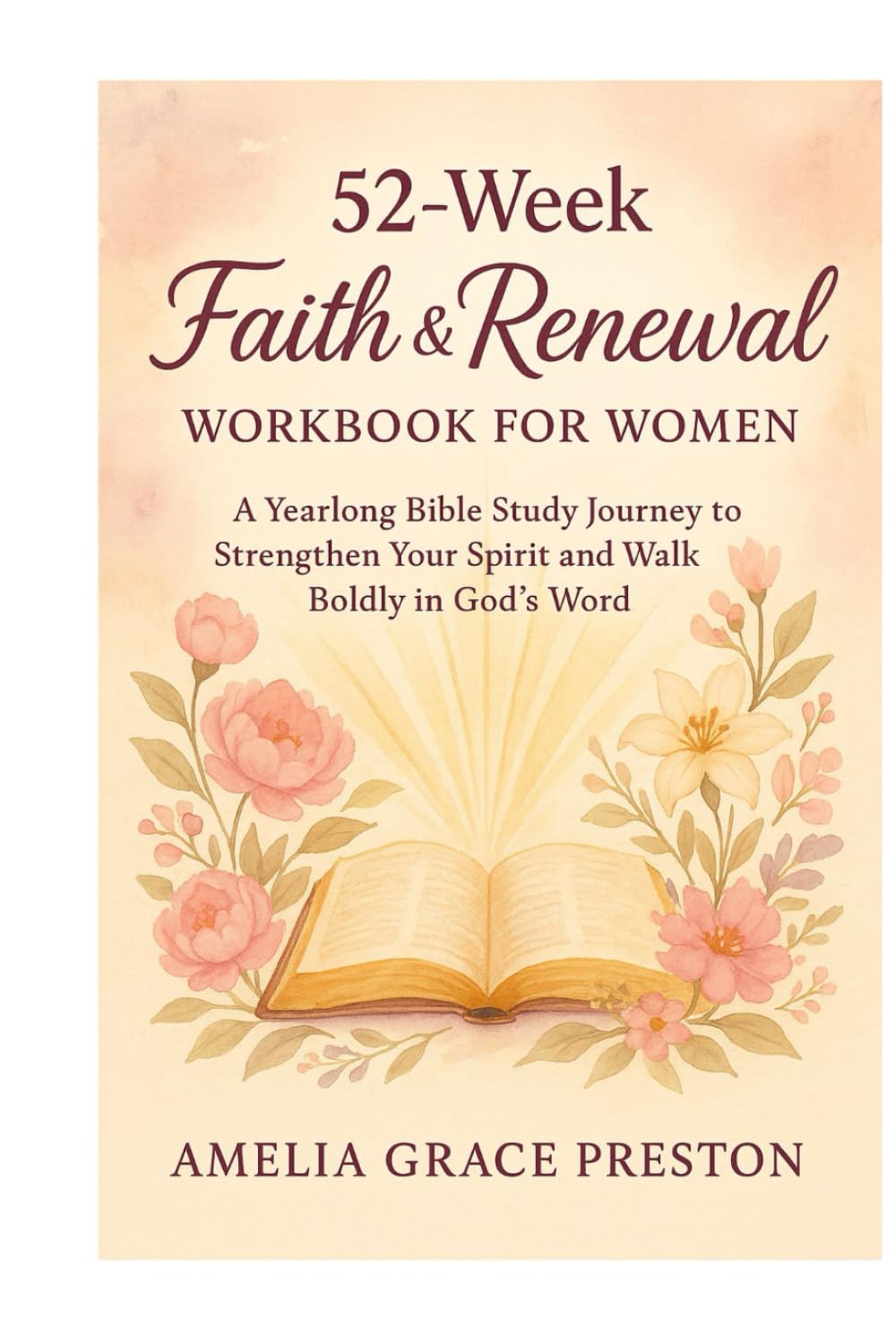 52-Week Faith & Renewal Workbook for Women: A Yearlong Bible Study Journey to Strengthen Your Spirit and Walk Boldly in God’s Word