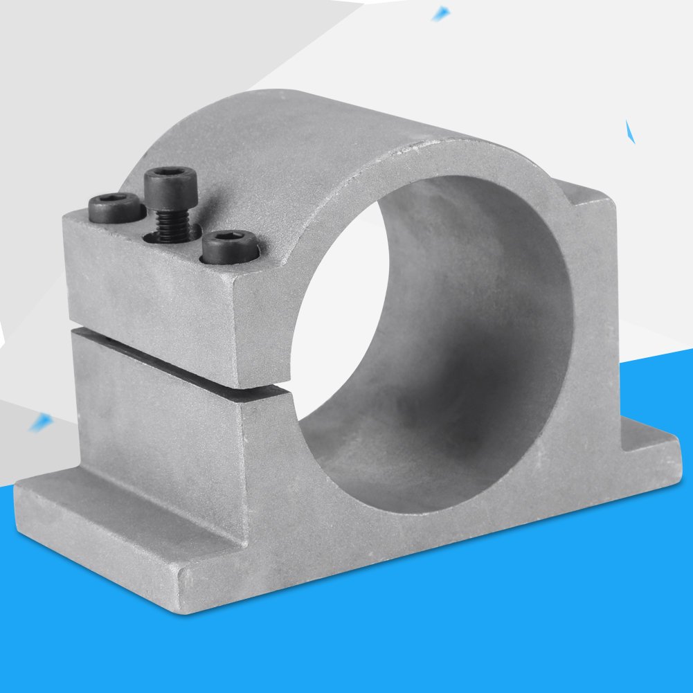 80mm/100mm Średnica mocowania wrzeciona Aluminiowy uchwyt do montażu silnika wrzeciona CNC Zacisk ze śrubami(100mm)