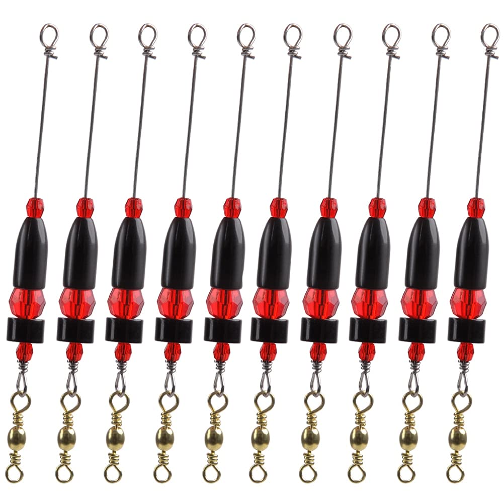 10 Unids Pesca Sinker Connector Swivel Conector Pesca Prepare Las Plataformas con Bala De Latón Pesos Pesos Barrel Swivels Herramientas De Aparejos De Pesca (Color : 14G 10Pcs)
