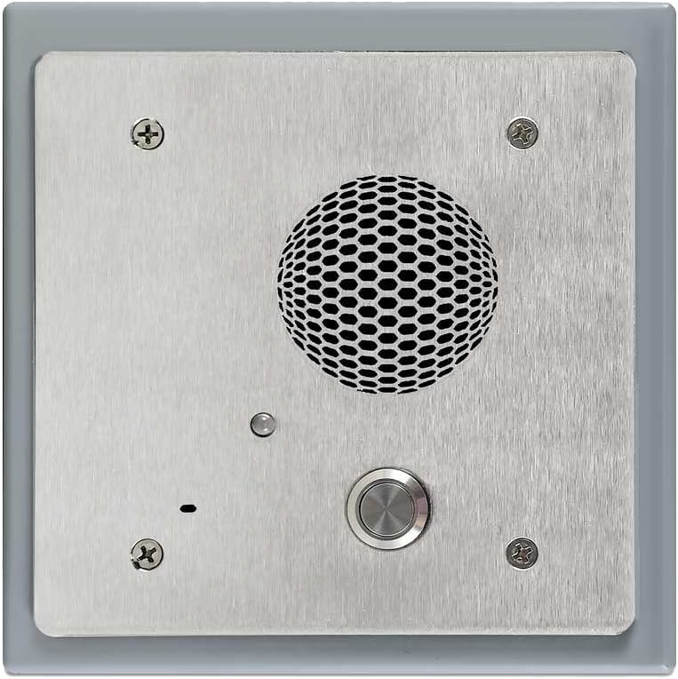 Ruggedized Outdoor IP Intercom System Pedestal Mount | PoE | Door Access Control