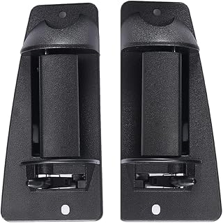 Set of 2 Extended Cab Door Handle for Chevy Silverado GMC Sierra 1500 2500 3500 1999-2007,Rear Left Driver and Right Passgenger Side Handles Replaces# 15758171, 15758172