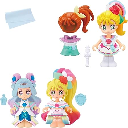 Amazon トロピカル ジュ プリキュア プリコーデドール キュアサマー エクセレン トロピカルスタイルセット 全2種 クリーニングクロス付き 人形 ドール おもちゃ