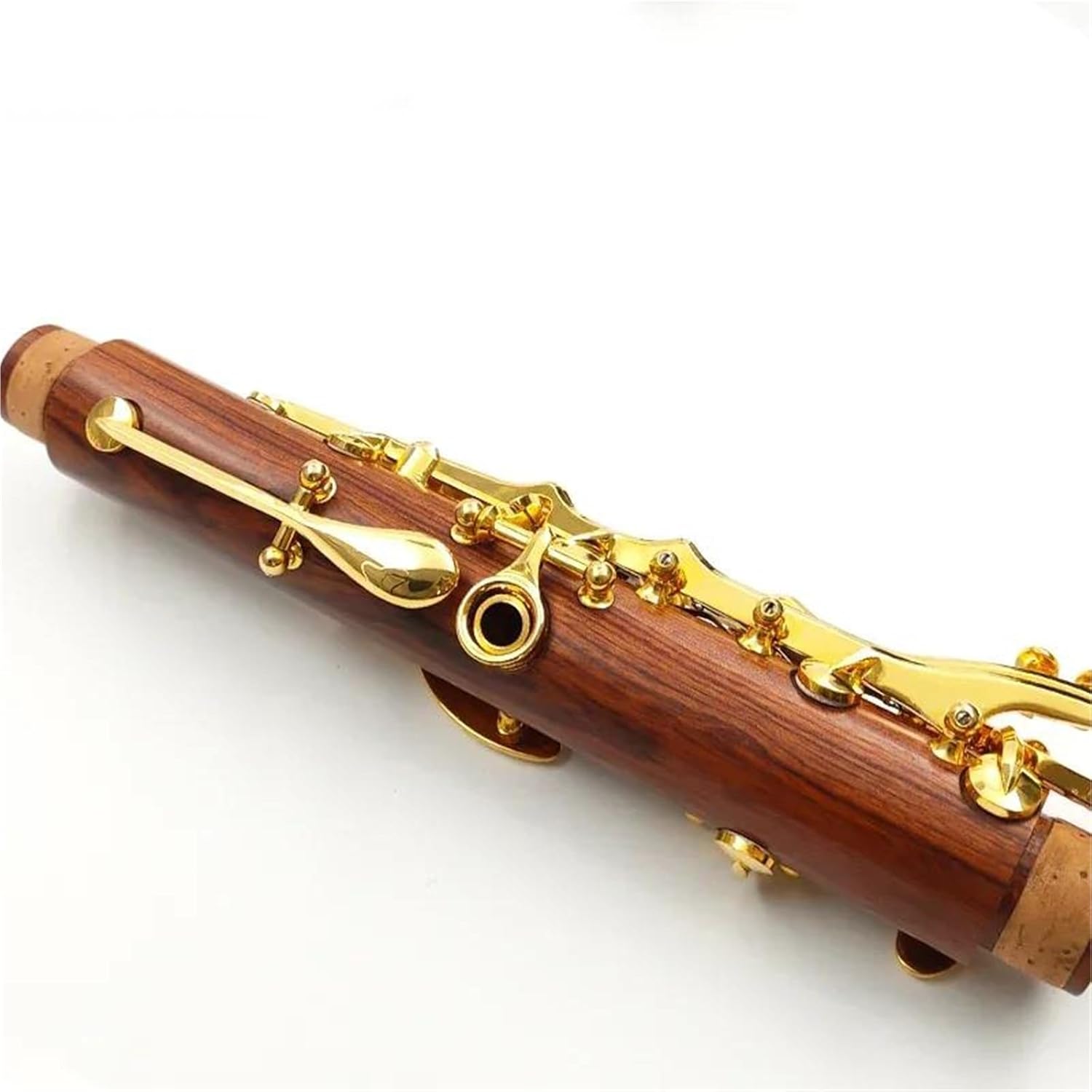 Rosewood Professional Clarinet Bb Gold Plated 17 Keys Clarinet