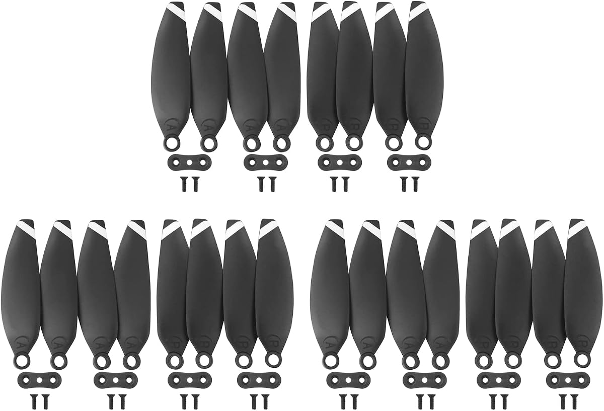 Accesorio 24PCS Hélice para HT50 V11mini F11MINI F7MINI HS175D X500Pro X650 Z6pro Q5 Q7 WF31 RC Quadcopter Control Remoto Drone Blade Repuestos