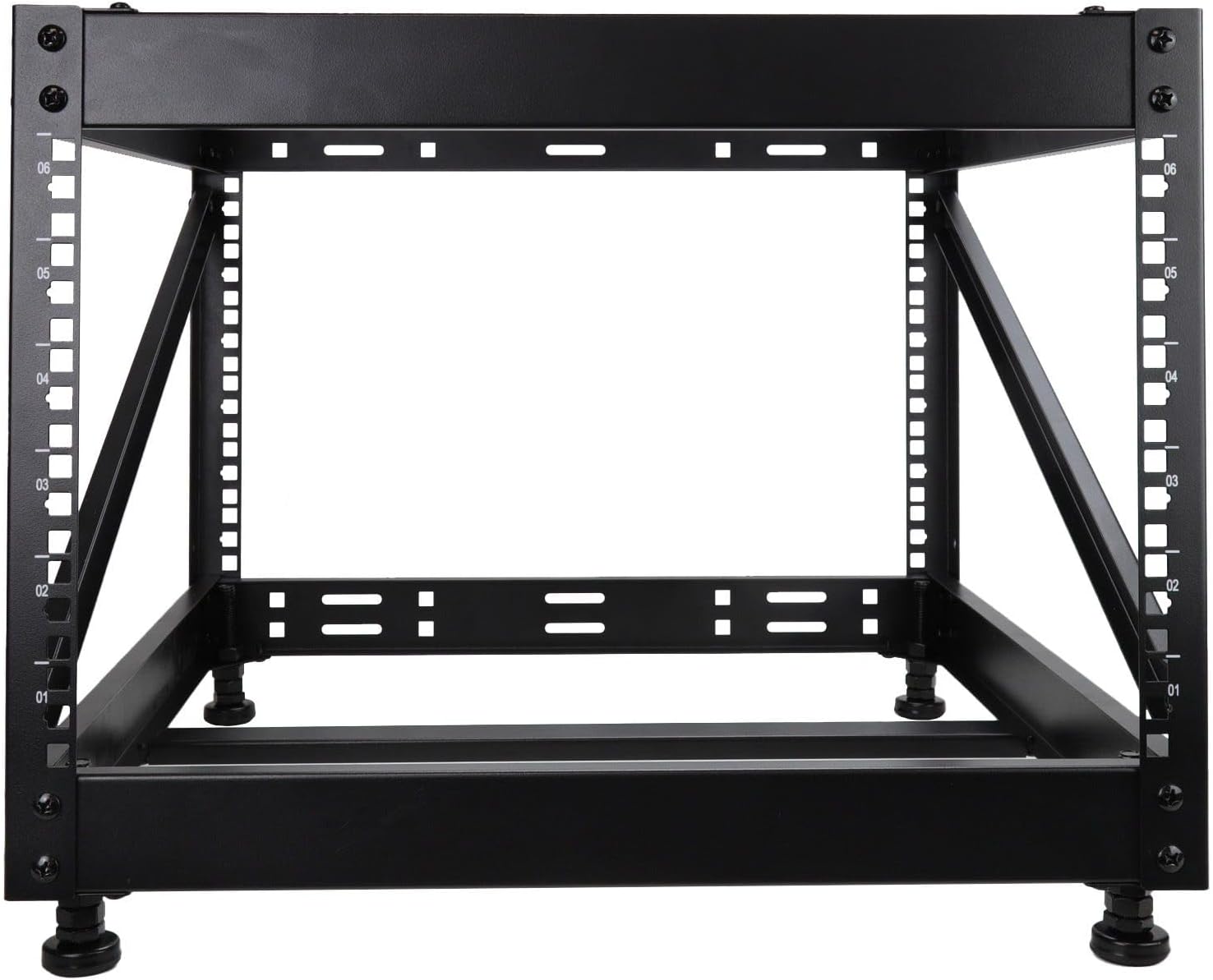 Kenable Desktop Rack kenable 6U Open Frame Data Cabinet 19 Inch Rack Mount Desktop Floor ...