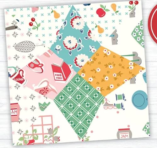 It's Sew Emma Papel de base de bloque de edredón vintage de 6 pulgadas