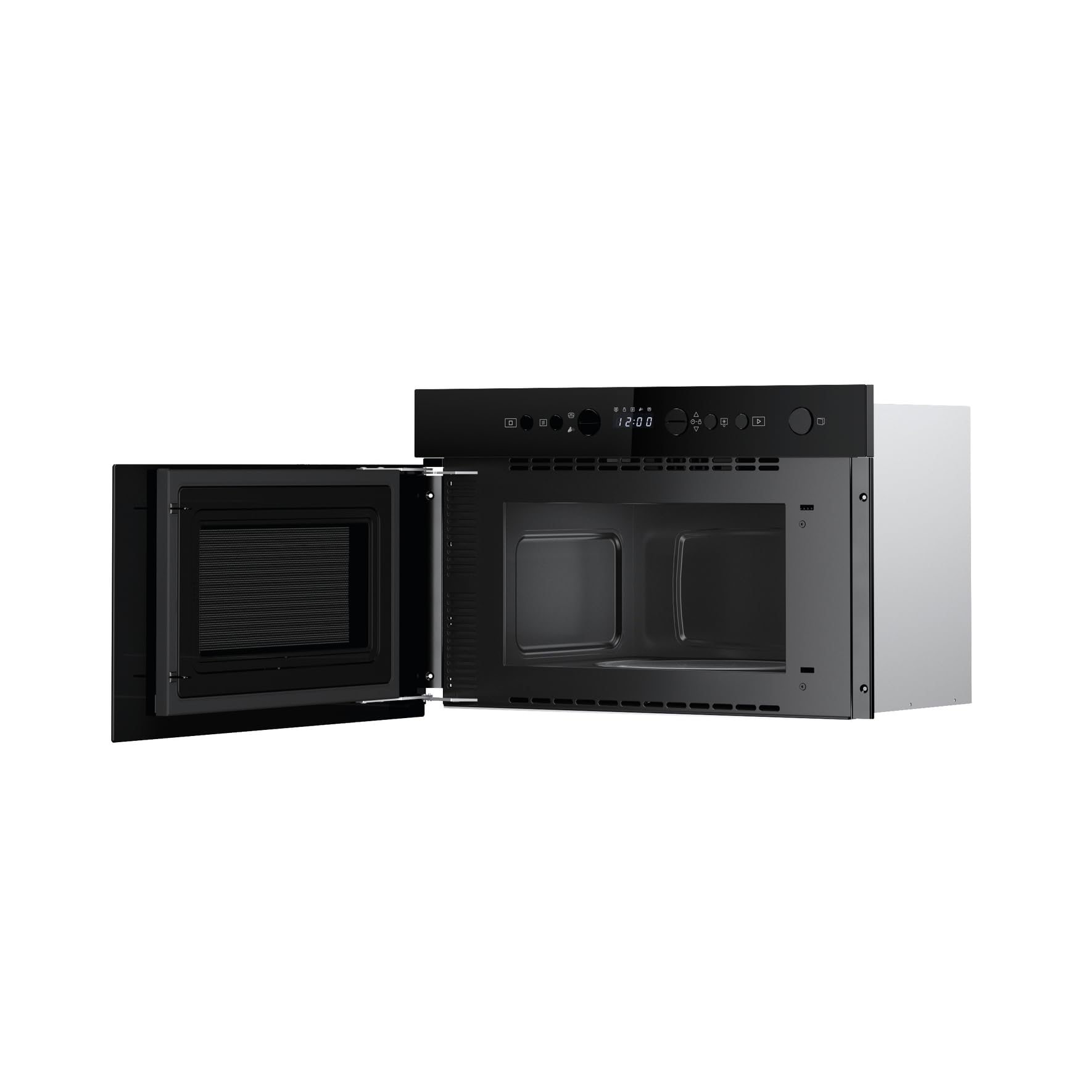 Bauknecht BMN1O2BK Einbau-Mikrowelle Schwarzes Glas
