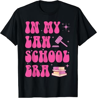 Retro In My Law School Era Future Lawyer Student School T-Shirt