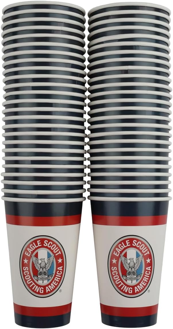 Boy Scouts of America Eagle Scout Disposable Cups - 50 Count