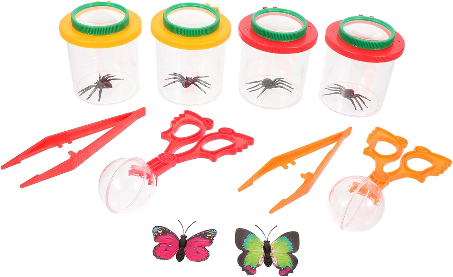 Insect Magnifier Collection Kit for High-Definition Viewer and Portable Clear Container Lightweight Outdoor Exploration for Nature Study and Bug Observation