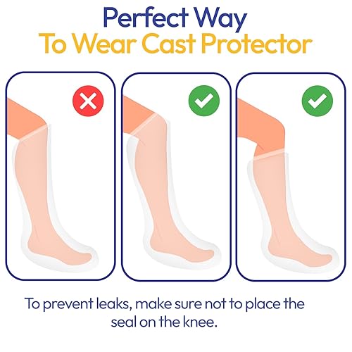 Miniatura 5 de ALLAY Fundas de fundición para patas de ducha  2 piezas de cubiertas de pierna para ducha  Cubierta de ducha fundida de sellado hermético para patas