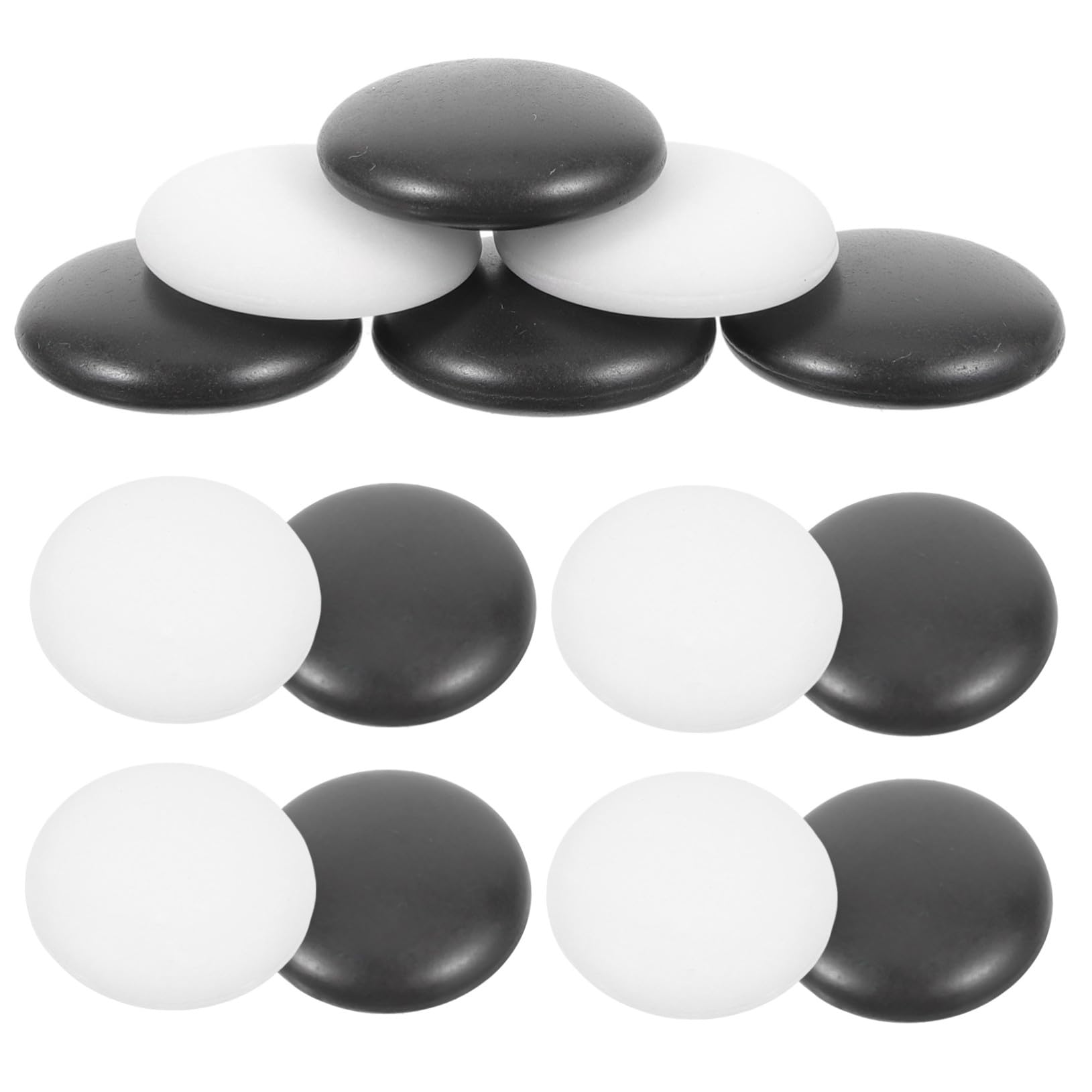 Hemobllo Pezzi Go da Gioco 360 Pezzi Resistenti in Resina, Piccole Pietre per Scacchi Artigianali, Accessori per Giochi da Tavolo per Casa e Scuola