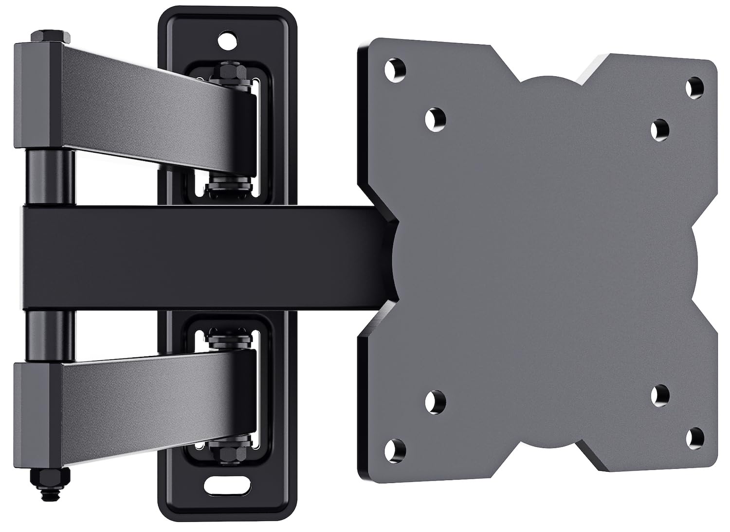 Supporto TV Da Parete Regolabile - Per Schermi 15-32", VESA 75/100, Fino A 13 Kg, Inclinazione E Rotazione