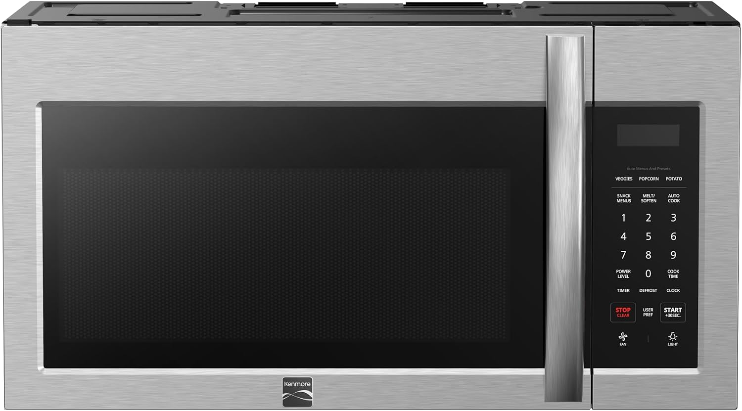 Kenmore Over-the-Range Microwave — 1000W, 1.7 cu ft