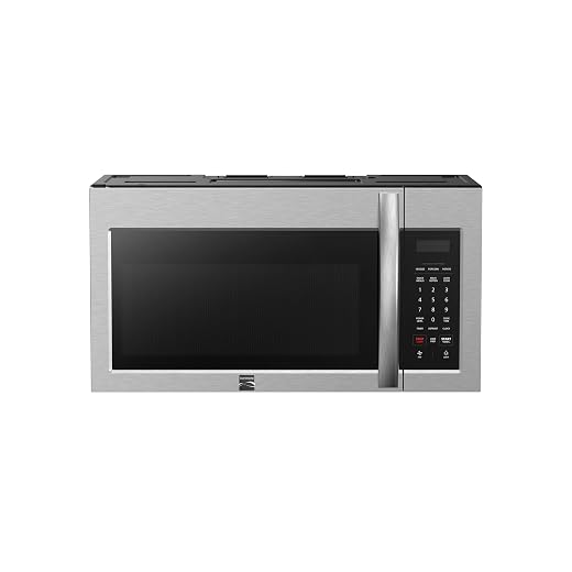 Kenmore Over-the-Range Microwave – 1000 Watts, 300 CFM Vent Fan, Preset Cooking Controls, Child Lock, LED Lighting, 1.7 cu. ft. Capacity, Stainless Steel