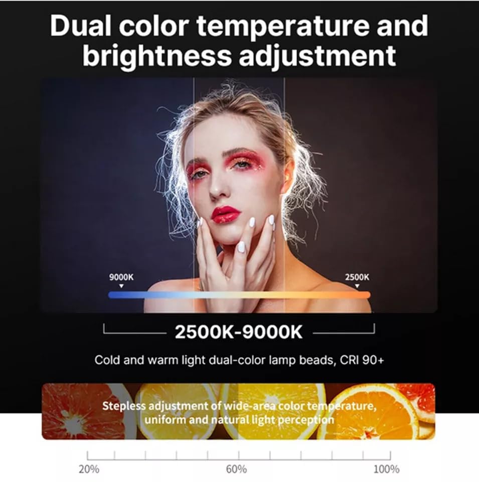 Image of ADZOY Smartphone U-Rig Light Cell Phone Handheld Stabilizer Rechargeable, Remote Controlable 2500K-9000K CRI 90+ for Filmmaking Live Steam YouTube Video Recording