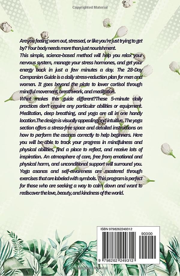 Companion Guide to Cortisol Reset Diet Cookbook: Quick & Gentle 5-Minute Practices Yoga, Breathwork, and Meditations for Beginners to Reduce Stress, Balance Hormones, and Restore Energy - Image 2
