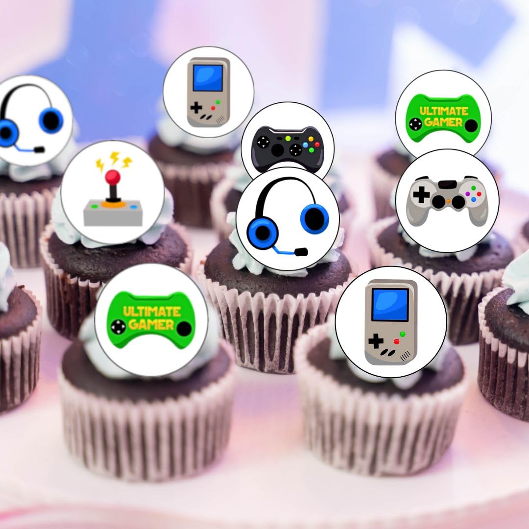 Playstation 4 Cupcake Toppers À VENDRE! - FR