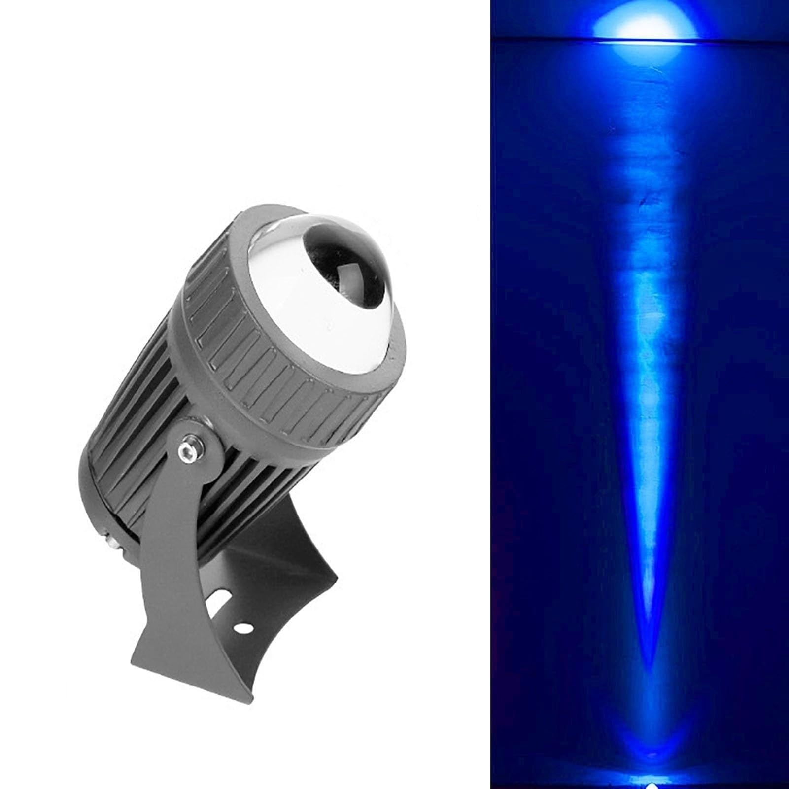 YUANCHUTOP Led Spot Lights - Spotlight Led Beam Light, 10W Outdoor Wall Lamp Landscape Lighting, IP67 Waterproof LED Spotlight Narrow Beam Spotlight, for Garden, Courtyard, Landscape Lighting(Blue)