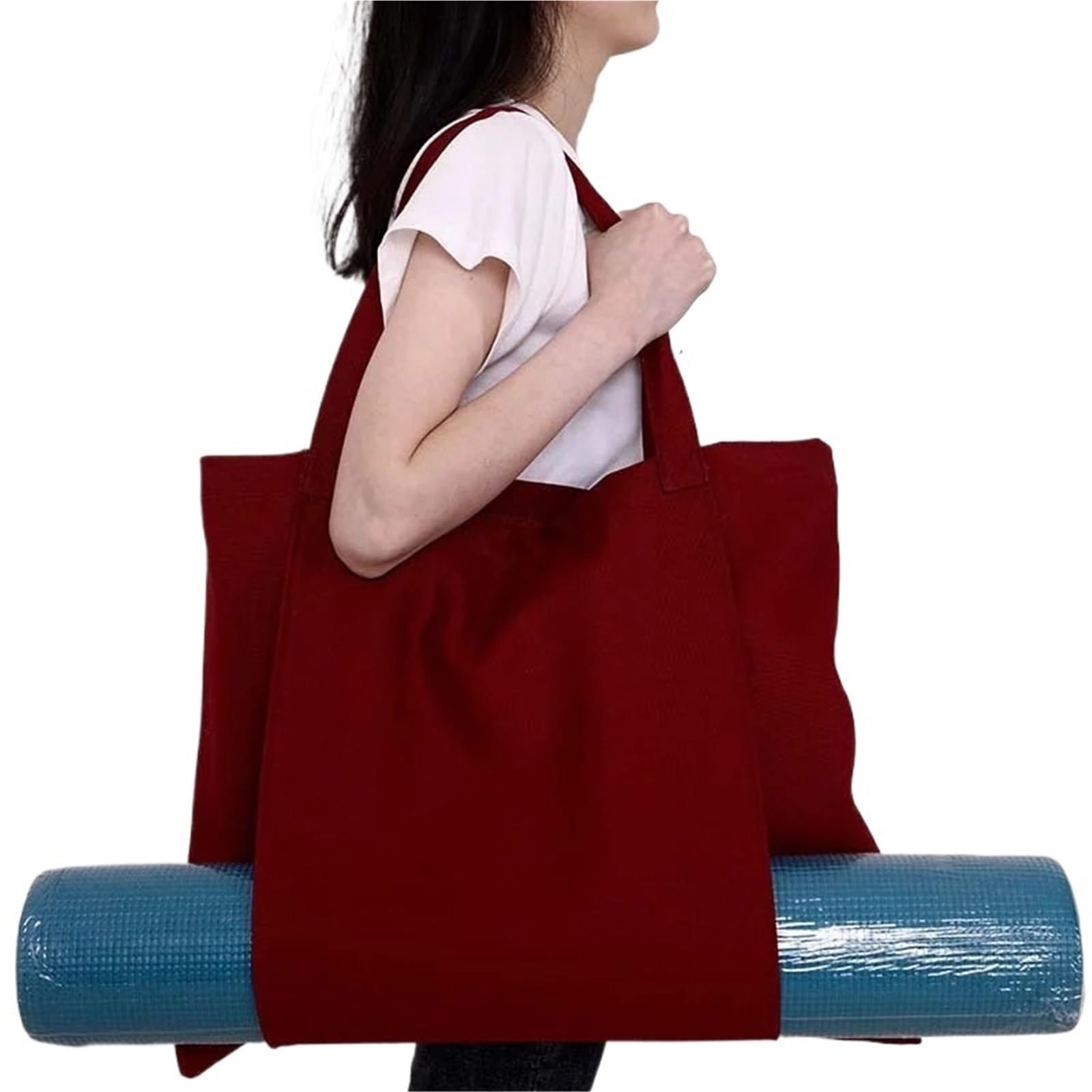 Bolsa para esterillas de Yoga Multifunction Canvas Yoga Bag Gym Mat Big Capacity Backpack