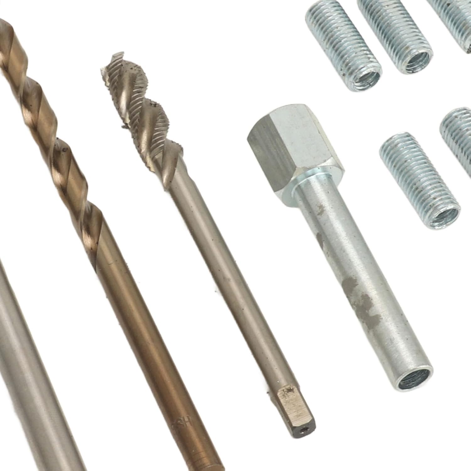 10pcs Injector Clamping Bolt Thread Repair Kit High Strength Helicoil Thread Repair Kit Effective Repair Time Saving Solution Compatible with Benz Cdi Engines