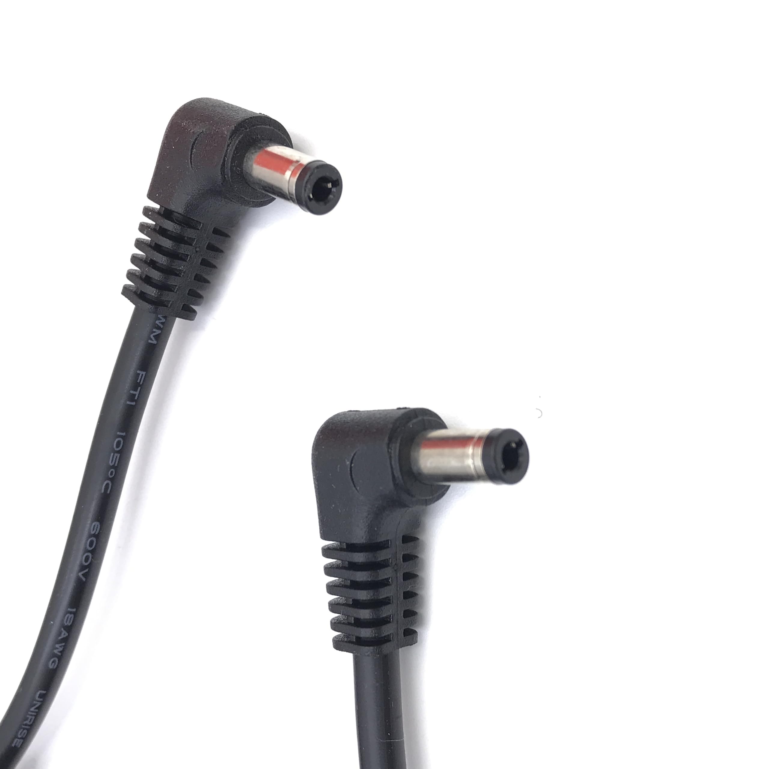 Podwójne kolano 90 stopni DC Power 5,5 x 2,1 mm / 2,5 mm męski na 5,5 2,1/2,5 mm kabel kątowy 90 stopni 50 cm 1 m 1,5 m 3 m (50 cm, DC 5,5-2,1 mm)